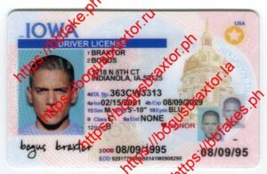 Bogus Braxtor Fake ID - Iowa Fake ID