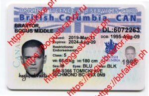 British Columbia Fake ID