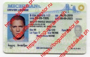 Bogus Braxtor Fake ID - Michigan Fake ID