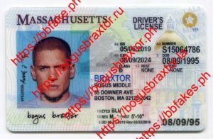 Bogus Braxtor Fake ID - Massachusetts Fake ID
