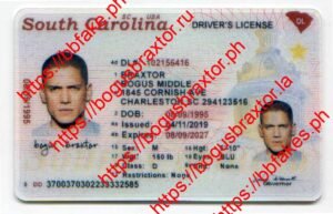 Bogus Braxtor Fake - South Carolina Fake ID