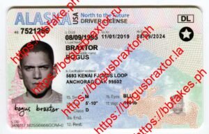 Bogus Braxtor Fake ID - Alaska Fake ID