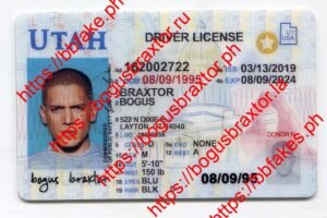 Bogus Braxtor Fake ID - Utah Fake ID