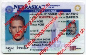 Bogus Braxtor Fake ID - Nebraska fake IDs